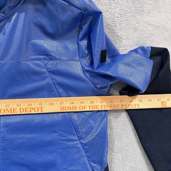 Under Armour Cold Gear JAcket Men's L Hybrid Fitted Windbreaker Blue Navy - Picture 12 of 14